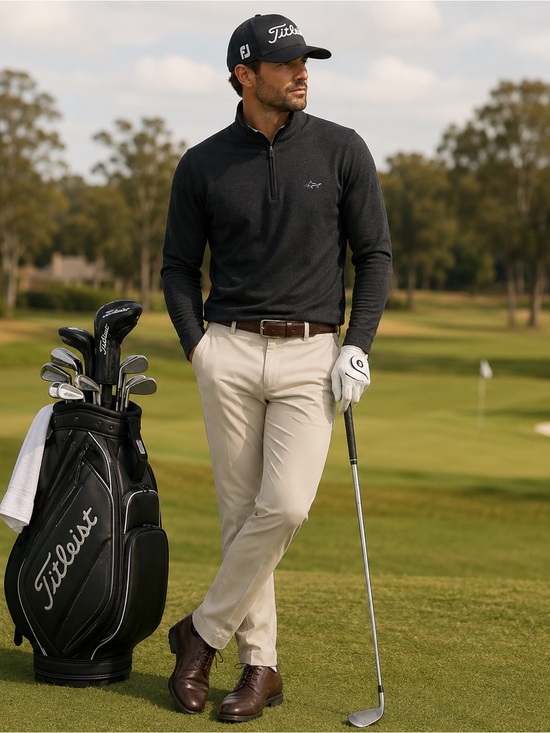 Greg Norman Collection Other - Greg Norman Cozy Shark Quarter Zip Pullover